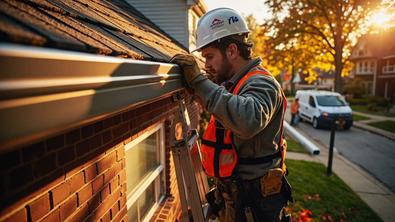 Gutter Installation & Repair in Chicago – Engineered for Freeze-Thaw Cycles and Lake-Effect Rain