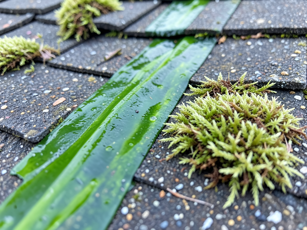 The Difference Between Green Algae and Moss on Your Roof in North Center
