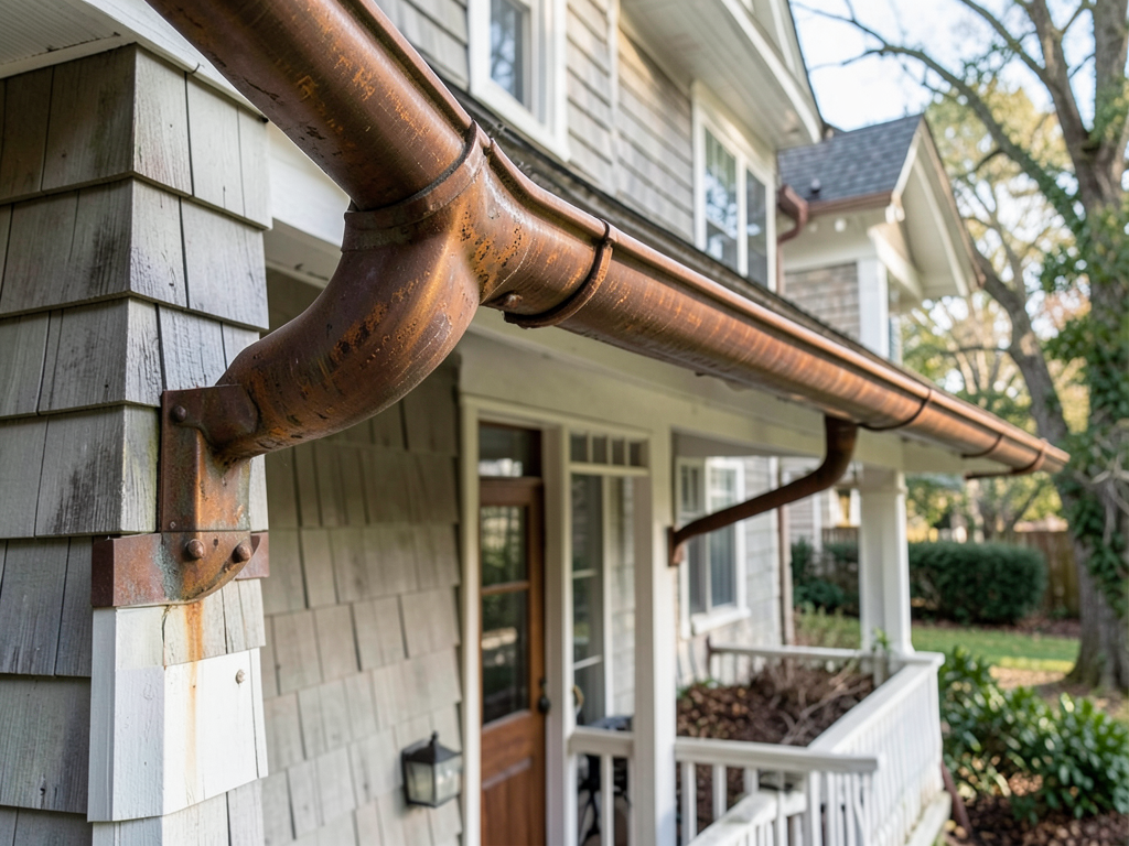 Why K-Style Gutters and Half-Round Gutters Perform Differently on Homes in Longwood Manor